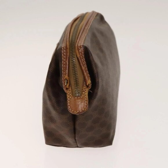 FENDI Celine Zucca Canvas Macadam Canvas Bag PVC 2 Set Beige Brown Auth ti3415 - Picture 11 of 15